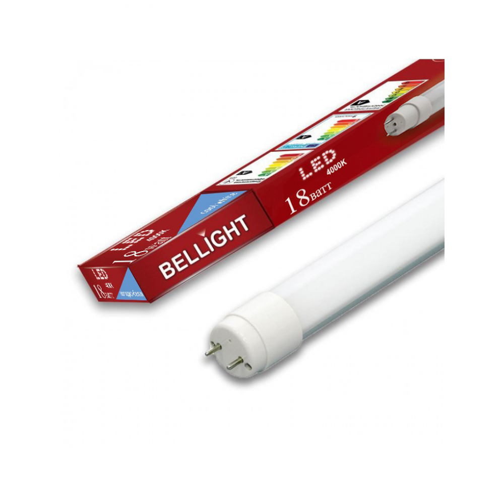 Лампа світлодіодна лінійна Bellight Т8 - 18W 4000K G13